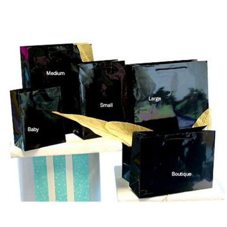 Picture of Plain Laminated Paper Bags with Rope Handle - Large