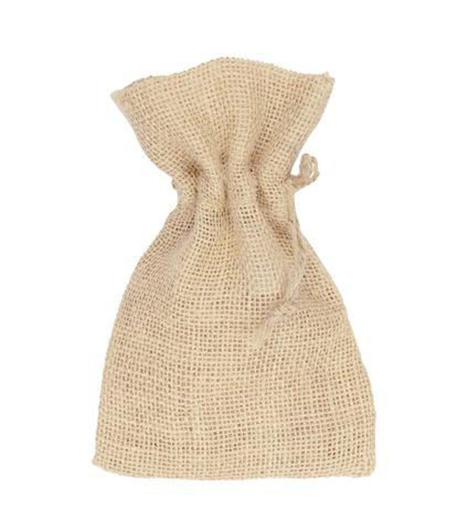 Picture of Jute Drawstring Pouch-Small