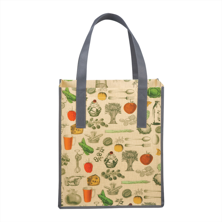 Big Grocery Vintage Matte Laminated Non-Woven Tote