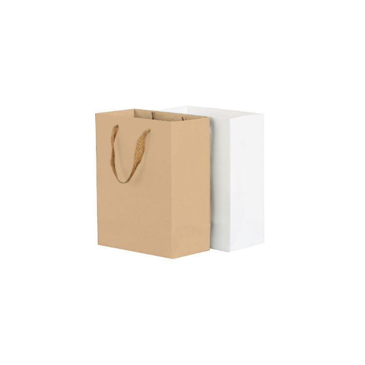 Picture of Small Vertical Paper Bag with Rope Handle(150 x 220 x 90mm)