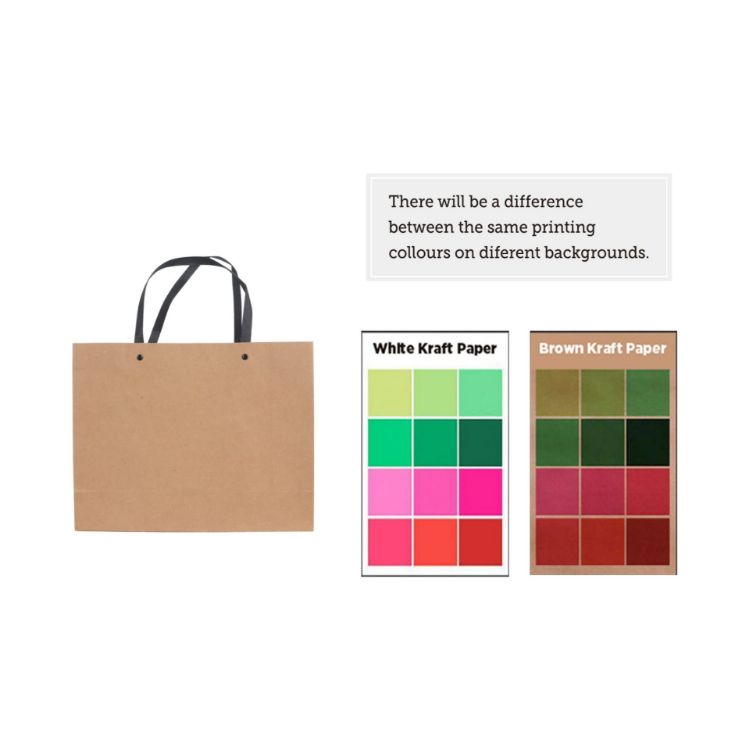 Picture of Medium Crosswise Paper Bag with Knitted Handle(320 x 250 x 110mm)