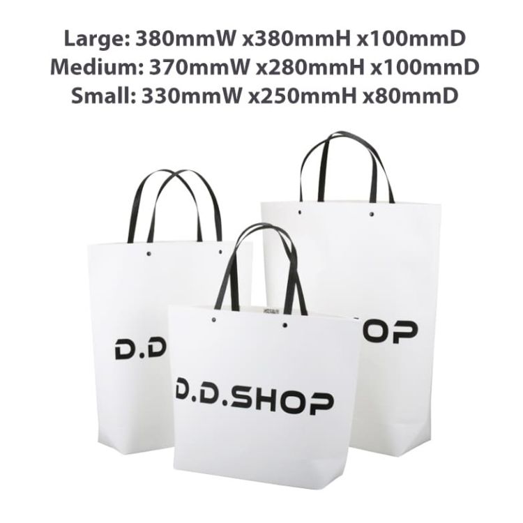 Picture of Large Black&White Boutique Paper Bag(380 x 380 x 100mm)