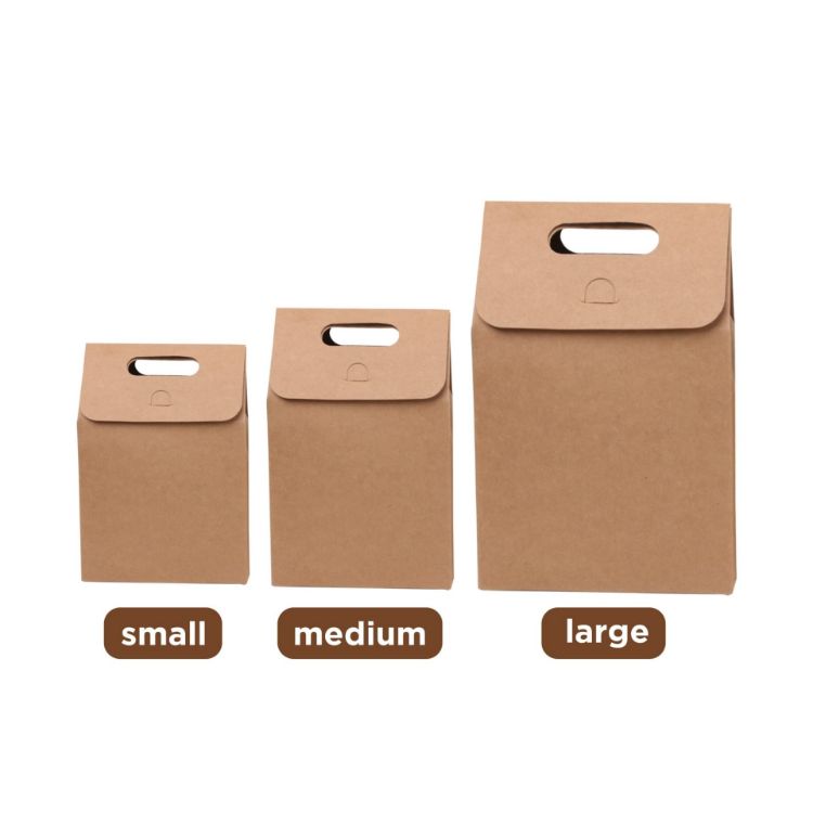 Picture of Small Kraft Paper Portable Box