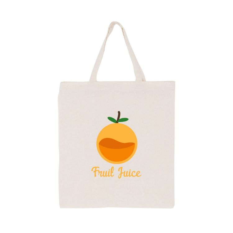 Picture of 170gsm Full Coloured Short Handle Calico Bag