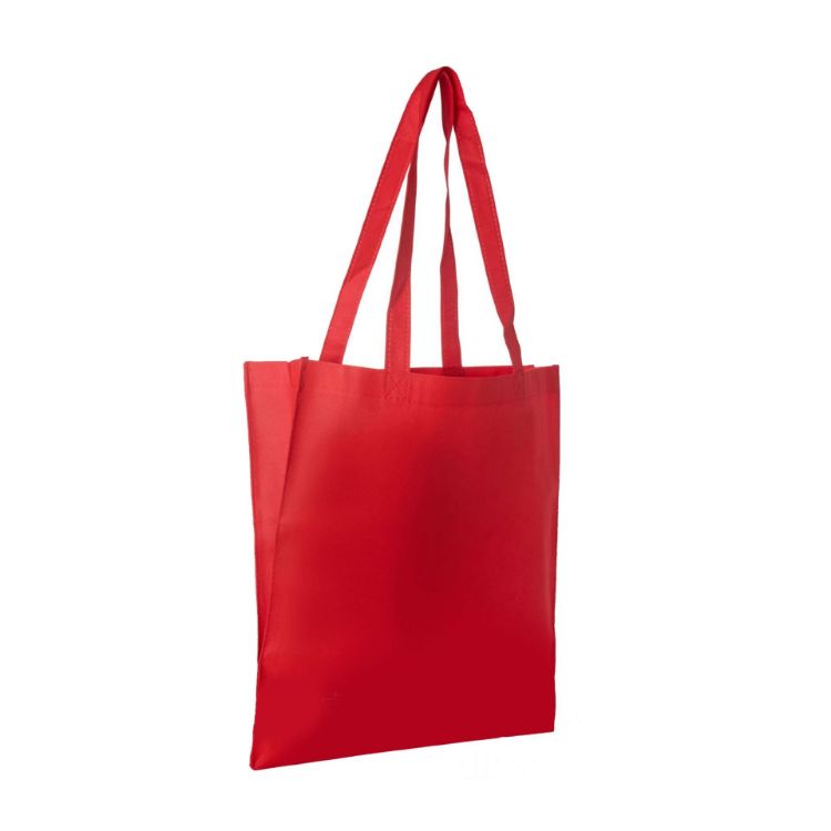 Picture of Non Woven Long Handle Bag with V Gusset