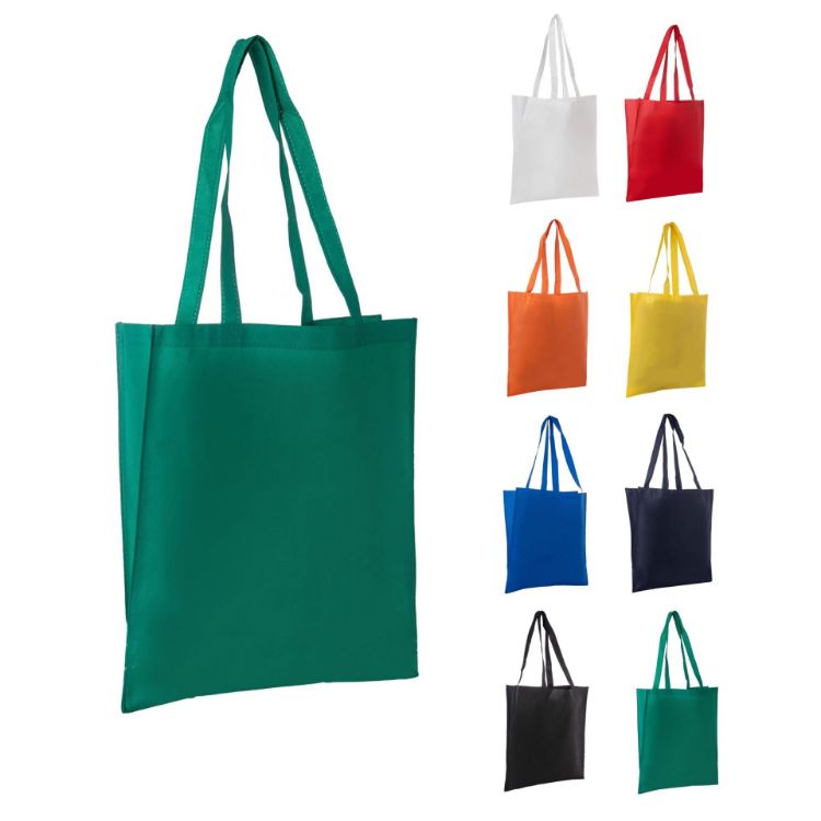 Picture of Non Woven Long Handle Bag with V Gusset