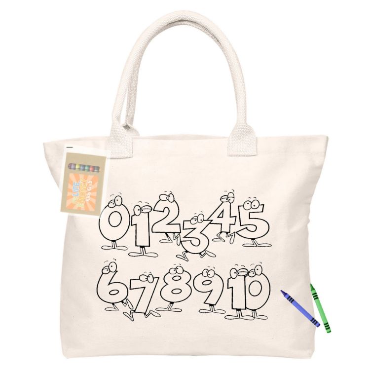 Picture of Colouring Calico Shopper No Gusset