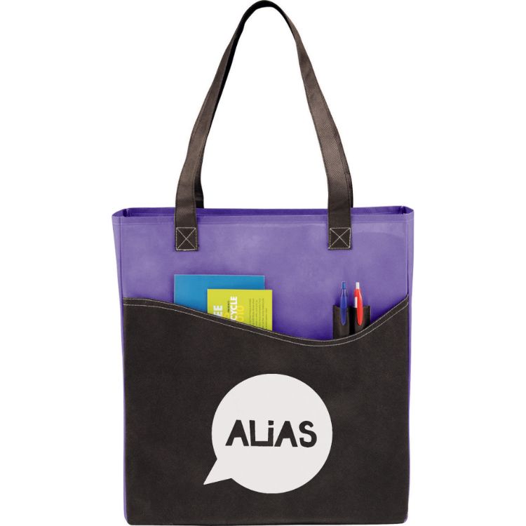 Picture of Rivers Pocket Non-Woven Convention Tote