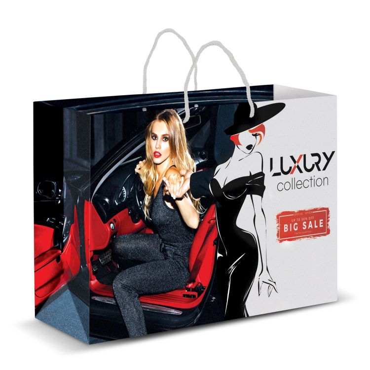 Picture of Extra Large Laminated Paper Carry Bag - Full Colour