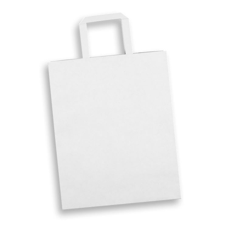 Picture of Large Flat Handle Paper Bag Portrait