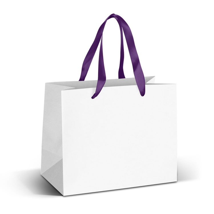 Picture of Medium Ribbon Handle Paper Bag - Full Colour