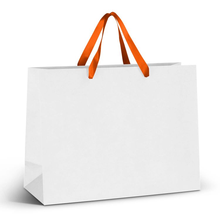 Picture of Extra Large Ribbon Handle Paper Bag - Full Colour