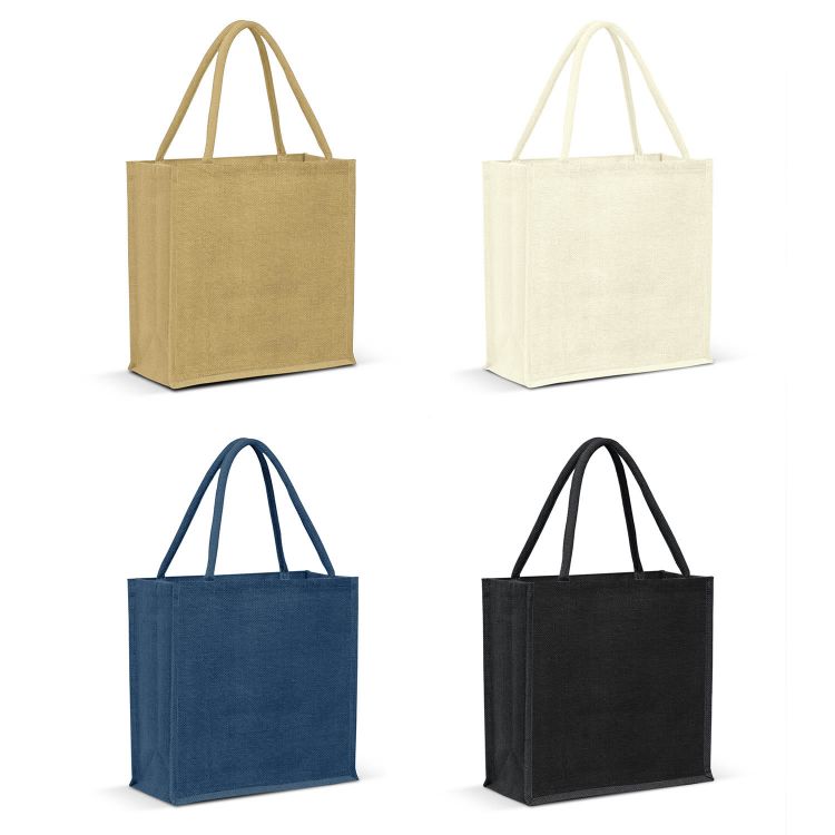 Picture of Monza Jute Tote Bag - Colour Match